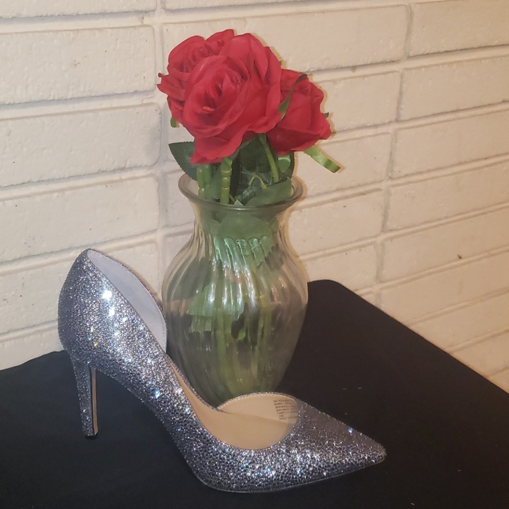Womens Inc shimmery Bling Bling Heel New